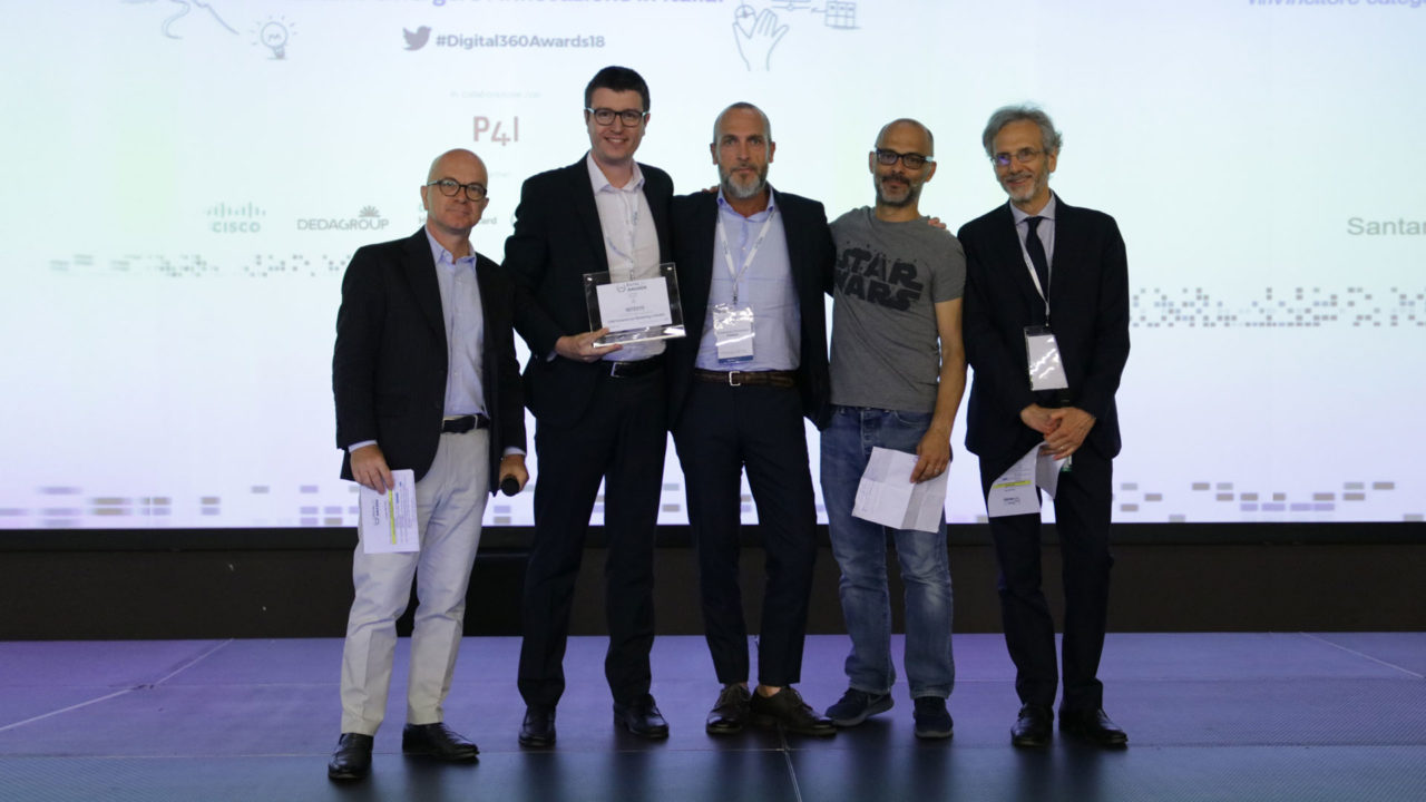 foto della premiazione intesys digital360 awards 2018