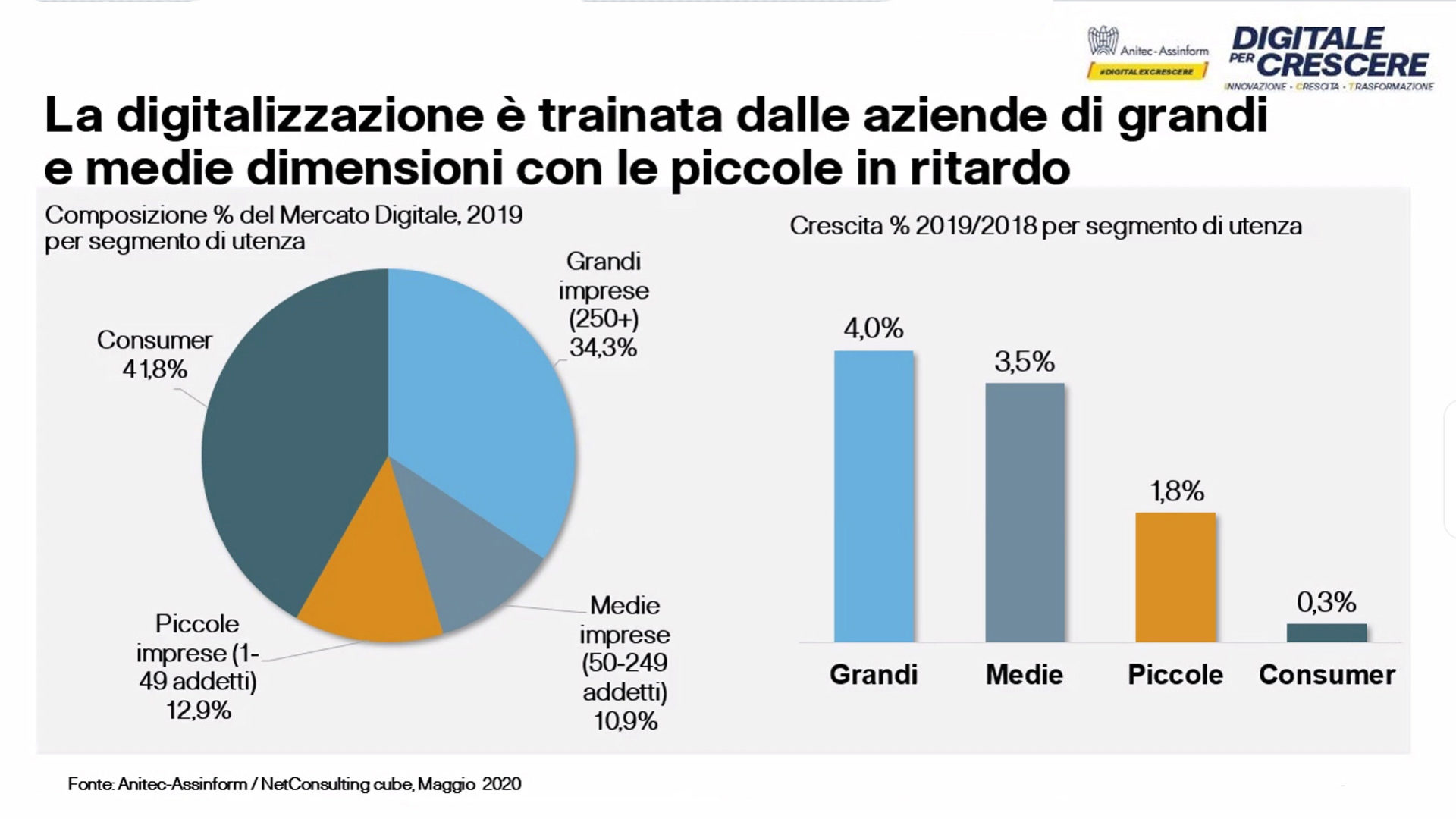 Figura 11 Rapporto Assinform Anitec 2020