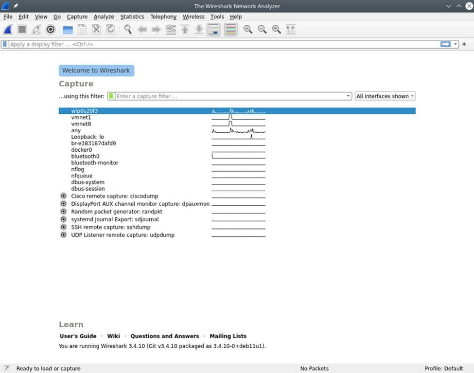 installare Wireshark