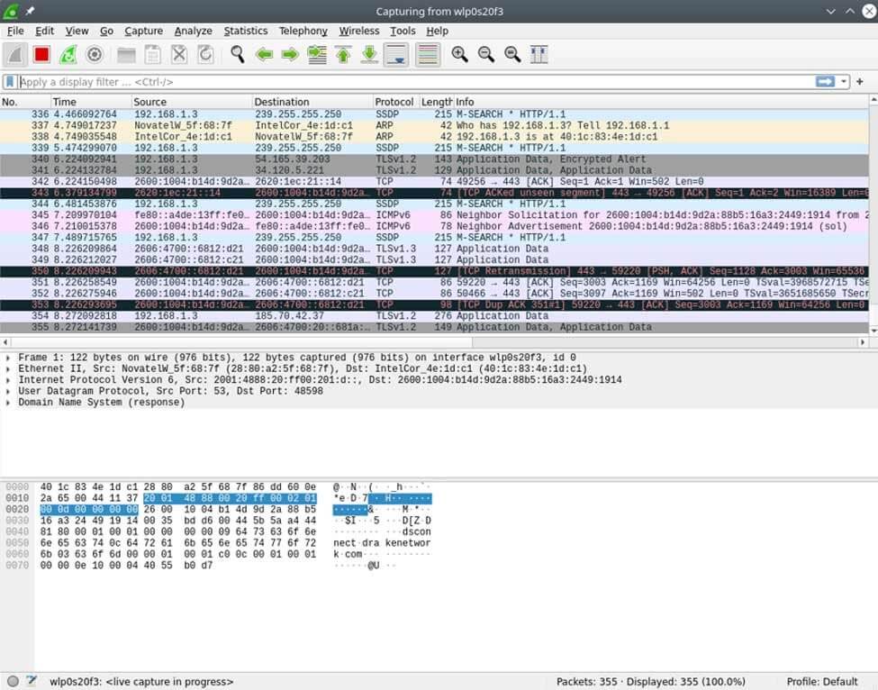 implementare Wireshark